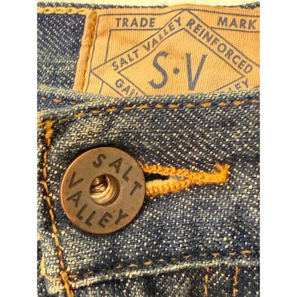 Salt Valley Jeans 32 Distressed Grunge Revival Street Style Denim - Picture 2 of 10